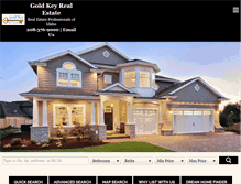 Tablet Screenshot of goldkeyrealestate.com